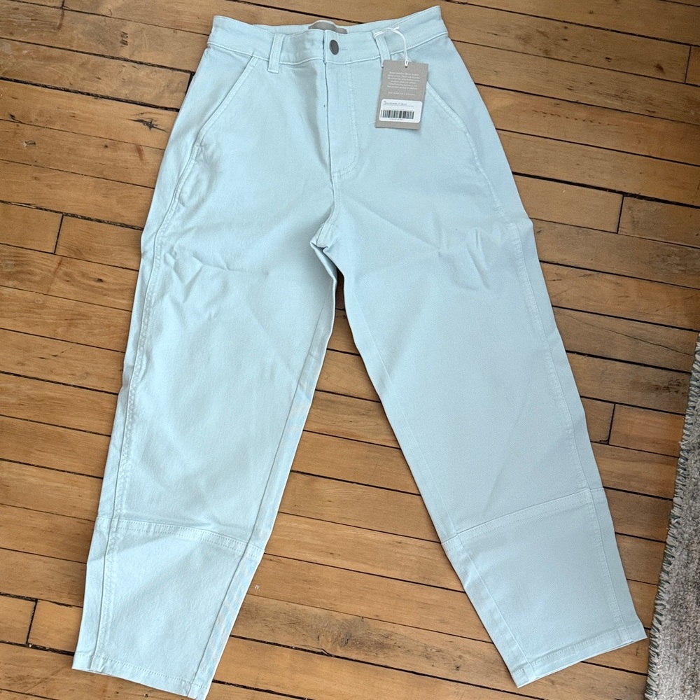 Everlane Women's Light Blue Wide Leg Jeans